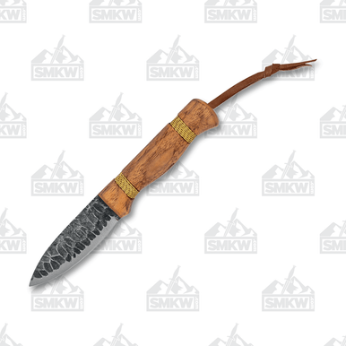 Condor Cavelore Fixed Blade Knife Hickory 4.3in Forged Flint Texture CTK393543