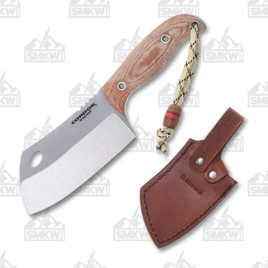 Condor Primal Cleaver Micarta 4in Blasted Satin Fixed Blade CTK62743