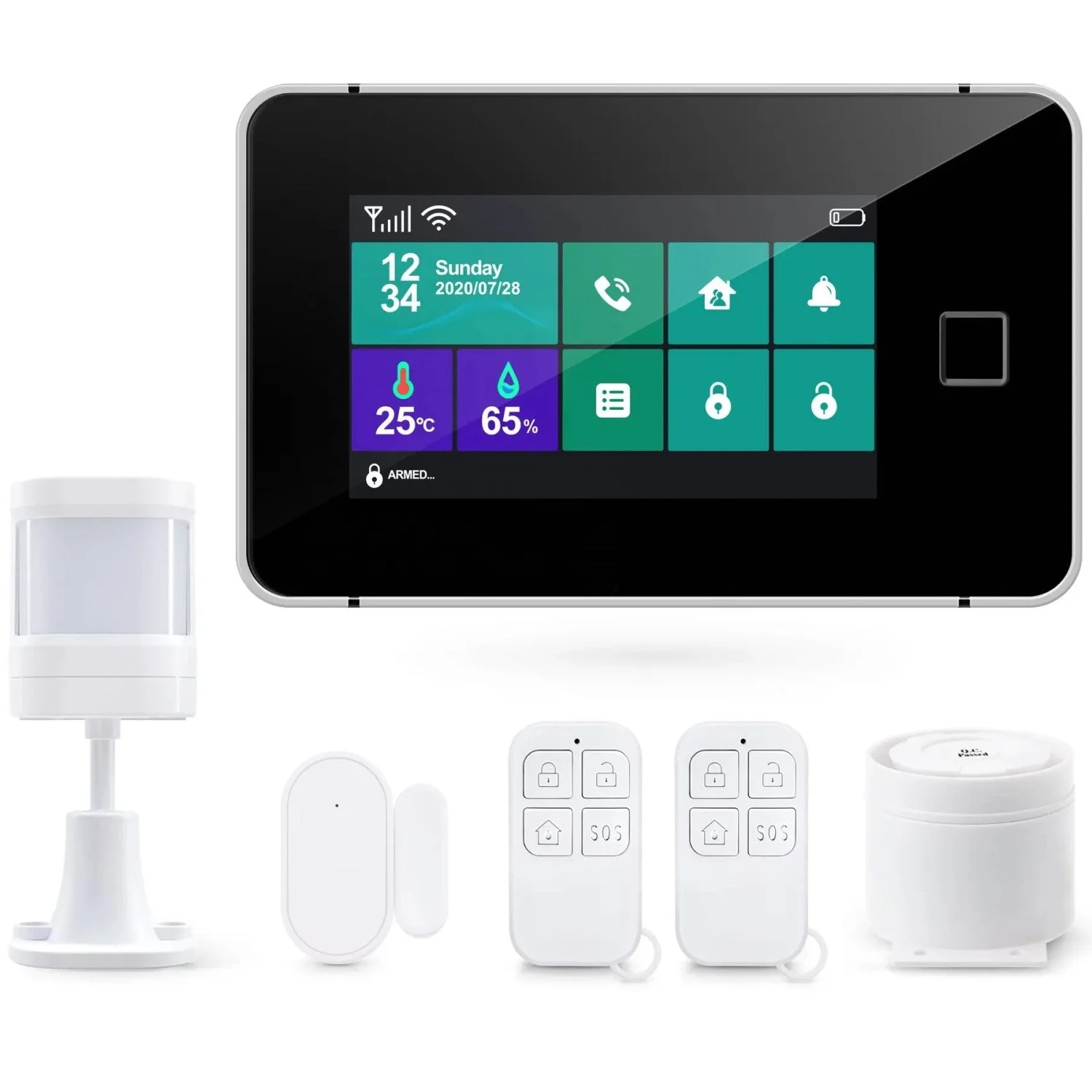 Crow Alert Smart WiFi Wireless Home Security 4G Alarm System Plus
