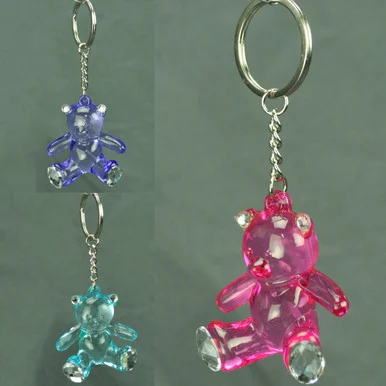 Crystal Teddy Bear Key Chain