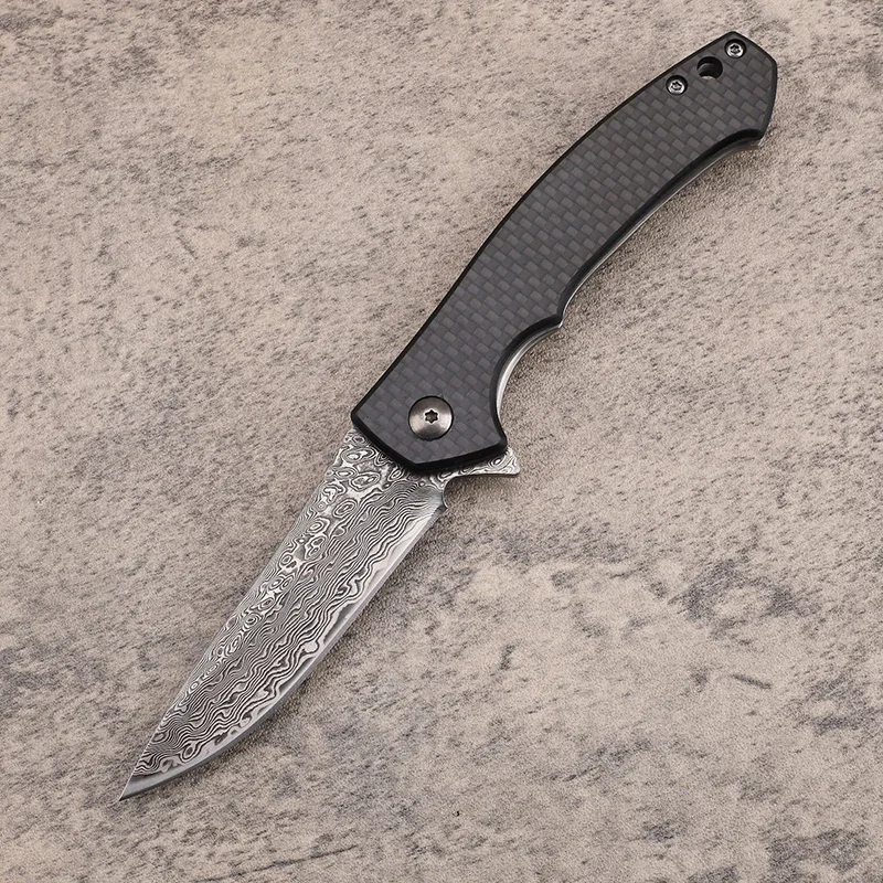 Damascus Blade Pocket Knife