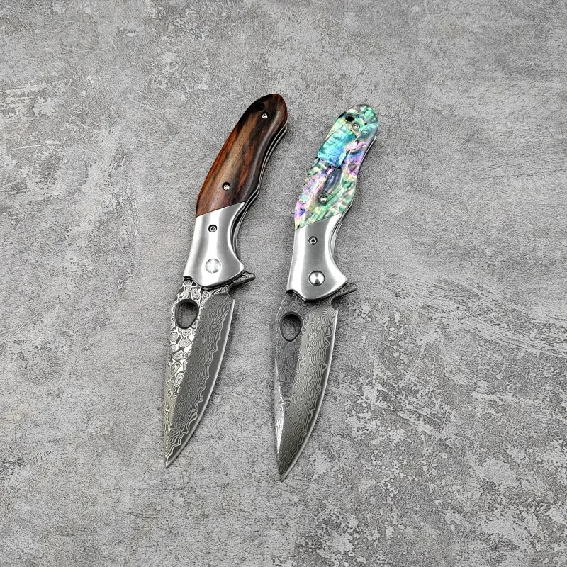 Damascus Folding Knife