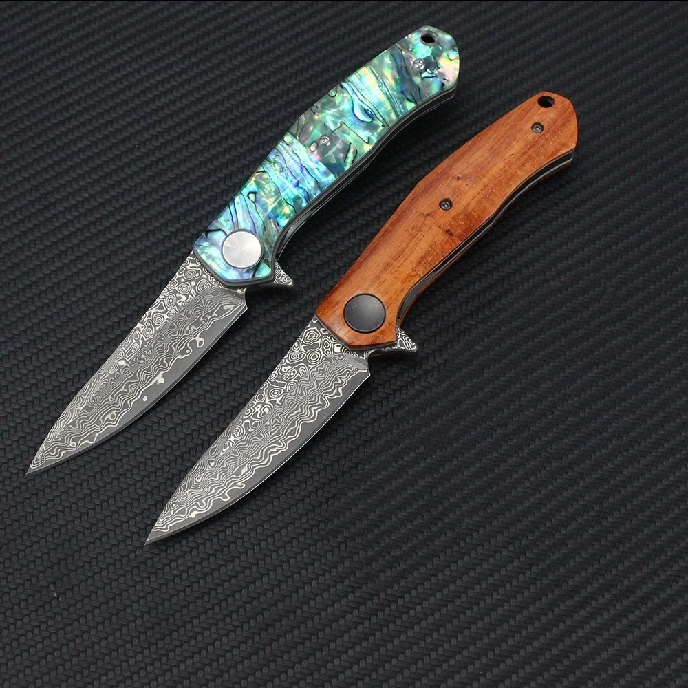 Damascus Folding Knives