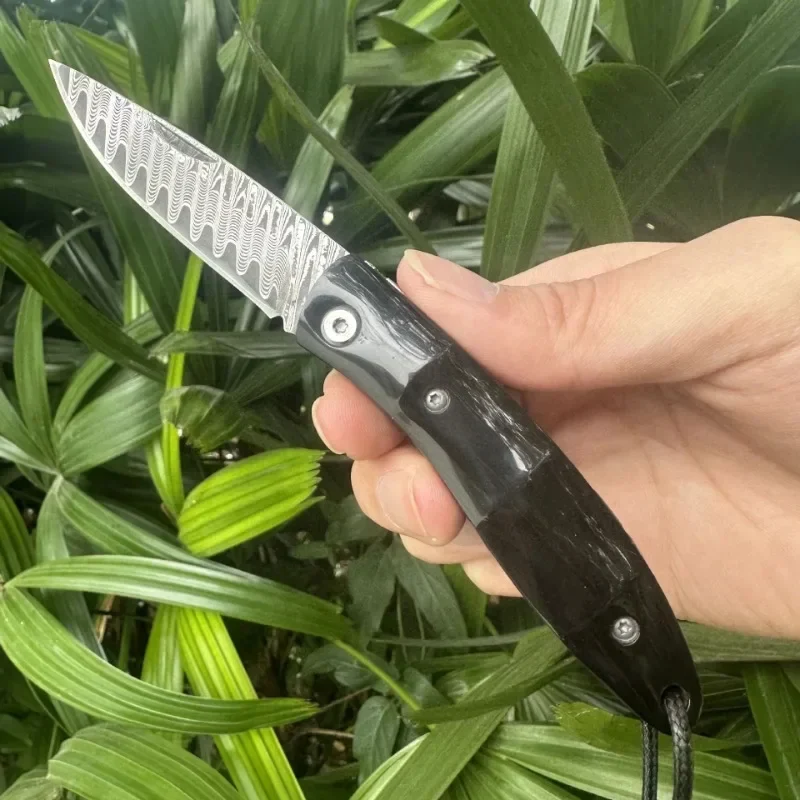 Damascus Pocket Knife