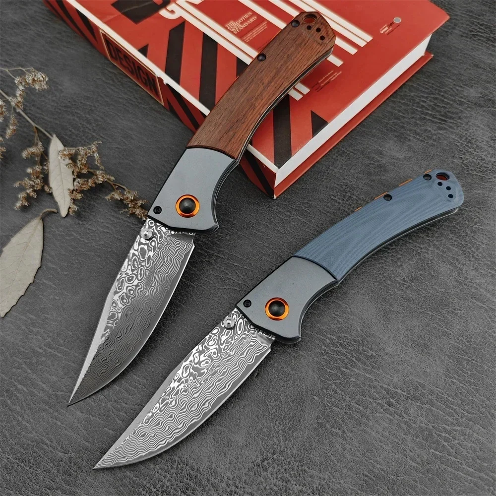 Damascus Steel Folding Knife