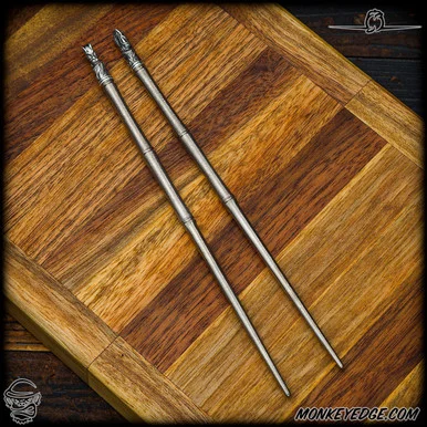 Dmitry Streltsov Chopsticks: Titanium/Silver Dragon
