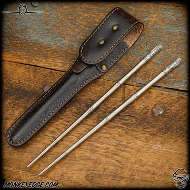 Dmitry Streltsov Chopsticks: Titanium/Silver Hashi