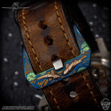 Dmitry Streltsov Panerai Buckle: Koi - Titanium/Gold