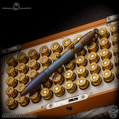 Dmitry Streltsov Pen: Amelia - Titanium Blue/Bronze (DSP0361-MD544)