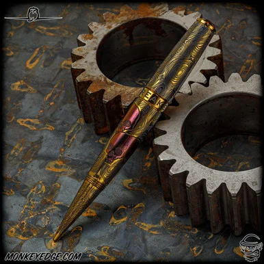 Dmitry Streltsov Pen: Icebreaker - Skulls Damask Engraved (DSP0517)