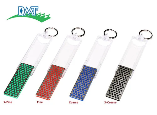 DMT F70E Diamond Mini-Sharp Keyring Carry Sharpener - Extra-Fine (9 Micron, 1200 Mesh) Grit