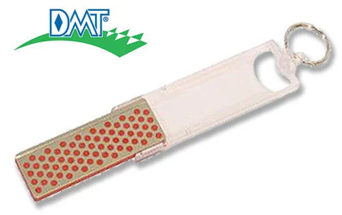 DMT FF70F Diamond Angler Mini-Sharp Keychain Carry Sharpener - Fine (25 Micron, 600 Mesh) Grit