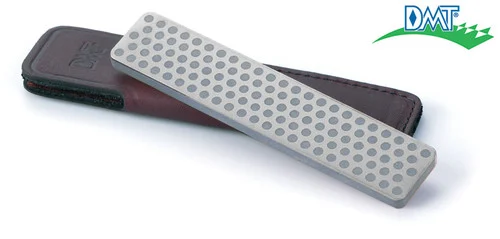 DMT W4XX 4.0" Diamond Whetstone™ - Extra-Extra-Coarse (120 Micron, 120 Mesh) Grit w/Leather Pouch