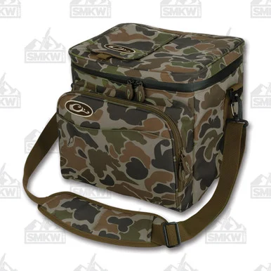 Drake Waterfowl 18 Can Soft Sided Insulated Cooler Old School Green DA1100037