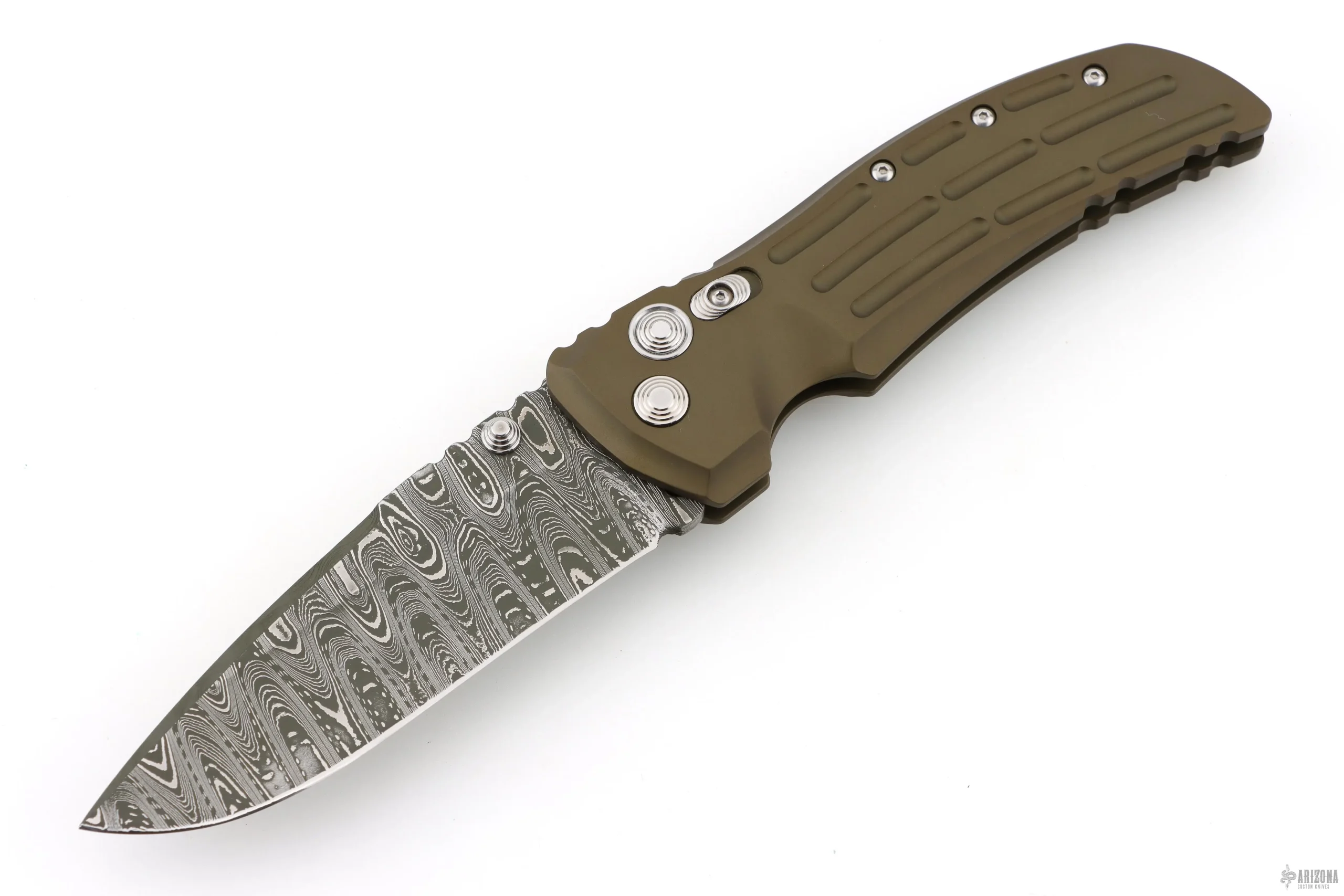 EX-01 Hand Ground Damascus - Original Run Blade Show 2010