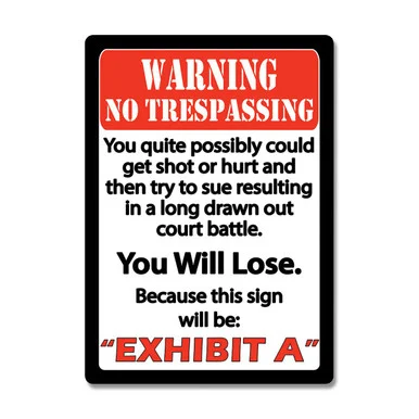 Exhibit A Tin Sign REP1440