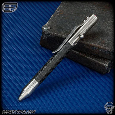 Fellhoelter TiBolt G2 Pen - Titanium Satin w/Carbon Fiber Body