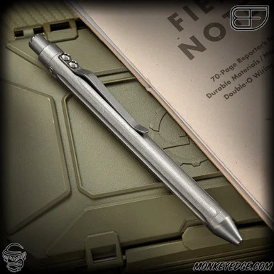 Fellhoelter TiCkler Pen Pro2type - Titanium Tumbled Straight Fluted w/Fap