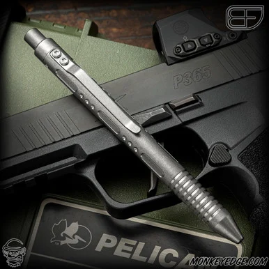 Fellhoelter TiCkler Pen V1 - Titanium Tumbled Deluxe
