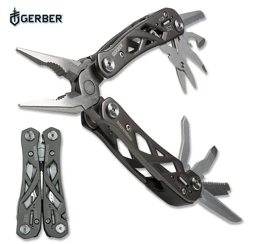 **FLASH SALE** Gerber 22-41471 Suspension Multi-Plier - Spring Loaded Jaws - Black Nylon Pouch Sheath Included