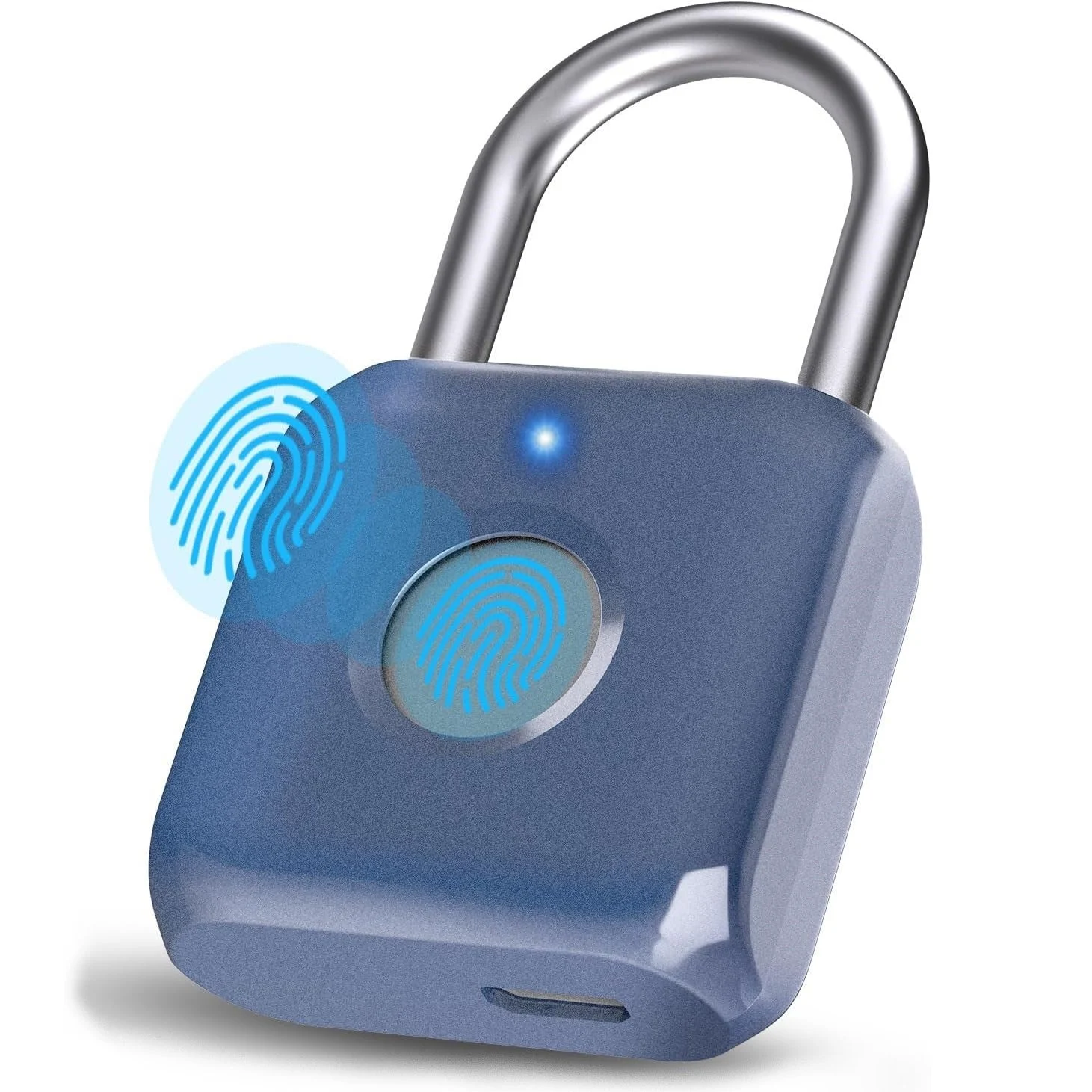GorillaLock Mini Travel Waterproof Keyless Biometric Fingerprint Padlock