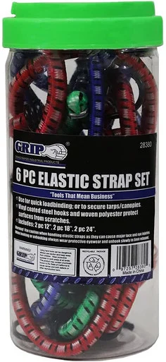 GRIP Elastic Strap 6 Piece Set GRIP28380