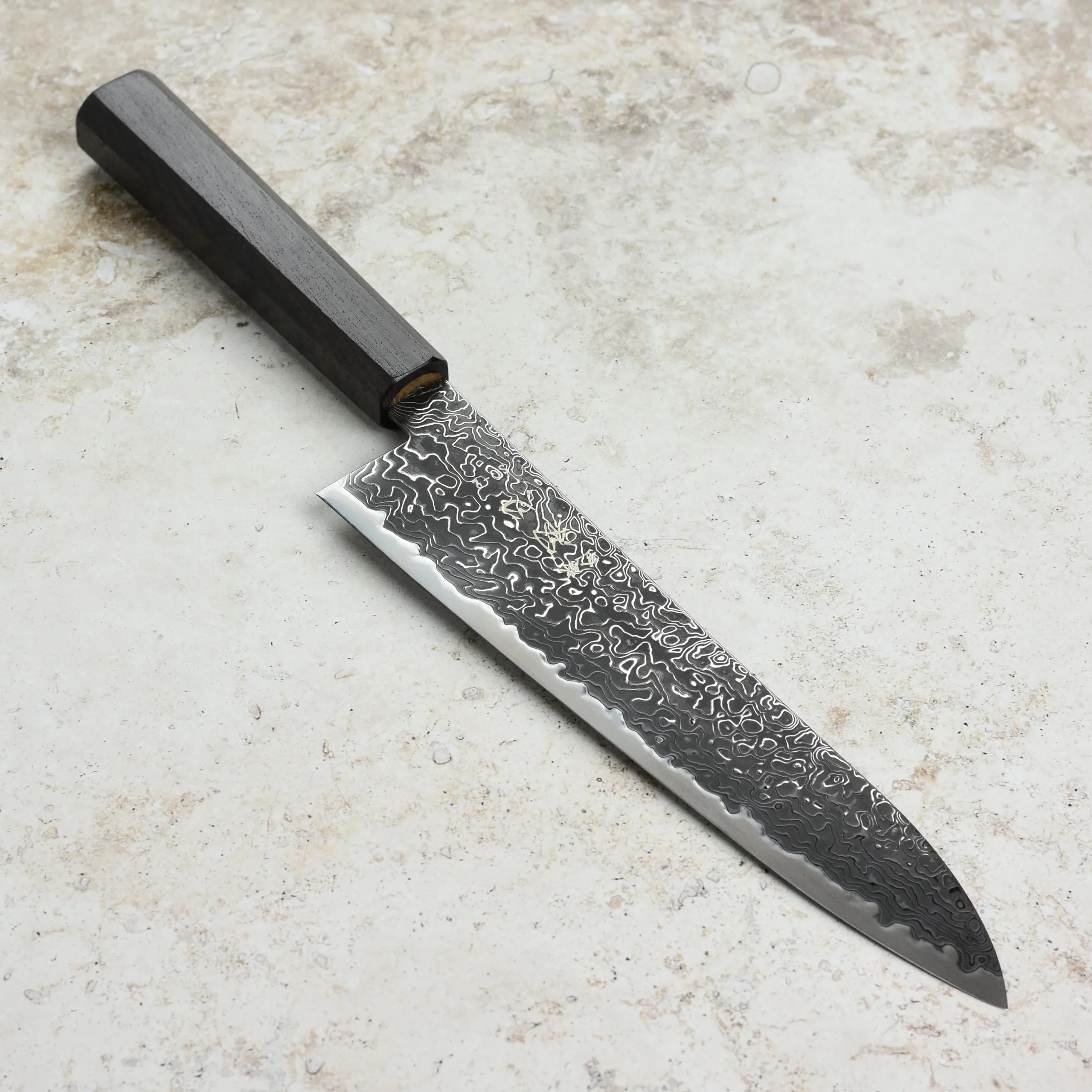 Hatsukokoro Ryuhyo SG2 Kurozome Damascus 8.25" Gyuto