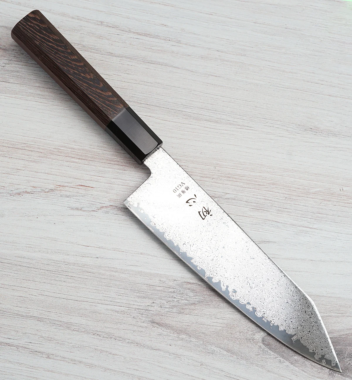 Hatsukokoro VG10 Sunaarashi Kurozome Bunka 180mm