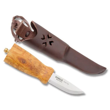 Helle Nying Curly Birch Fixed Knife HF55