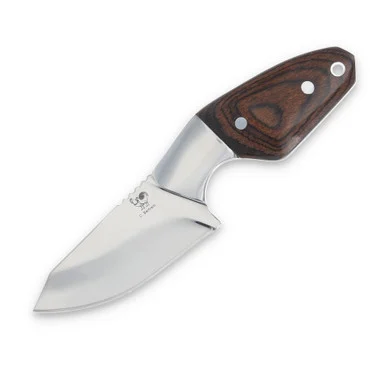 Hen & Rooster Pakkawood Stubby Skinner Fixed Blade Knife HR013PW