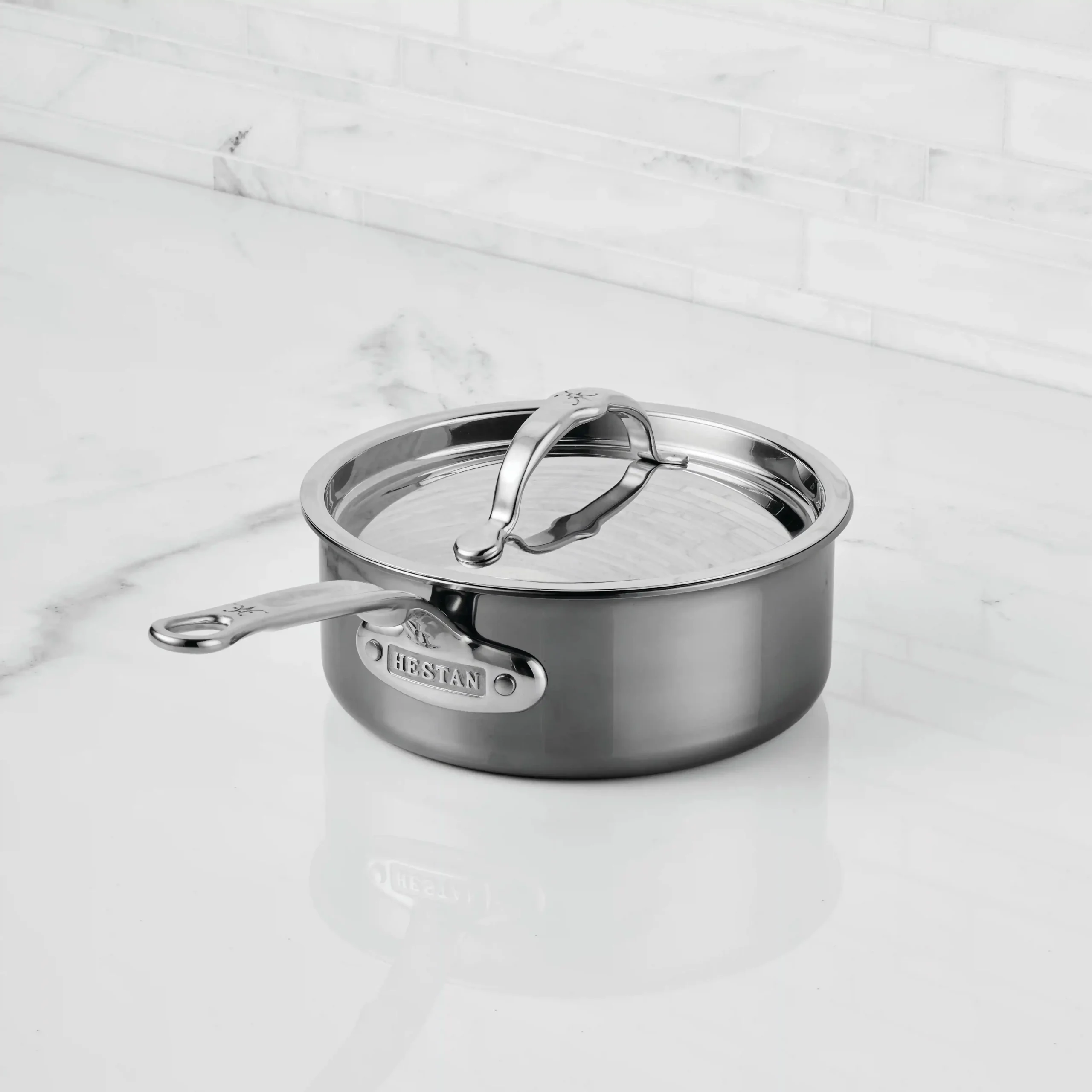 Hestan NanoBond 1.5-quart Titanium Stainless Steel Saucepan