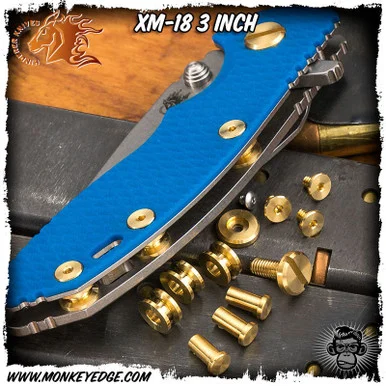 Hinderer Hardware Kit: XM-18 3 inch - Brass