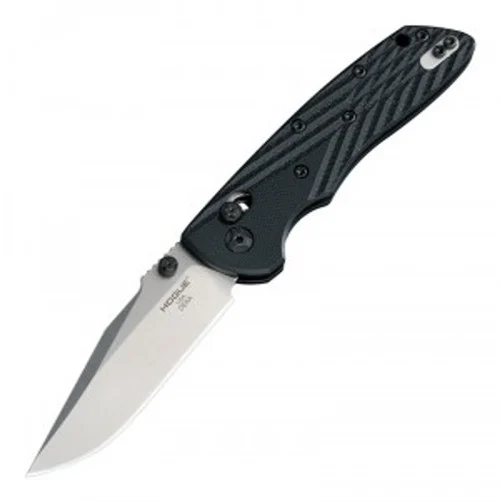 Hogue 24279 Deka ABLE Lock Folder - 3.25" CPM-20CV Clip Point Blade - Solid Black G-10 Handle