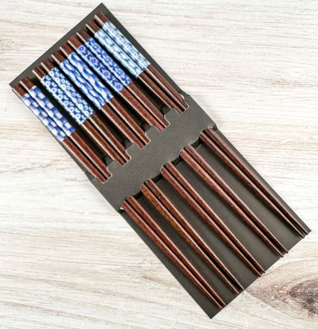 Japanese Chopsticks Set - Blue