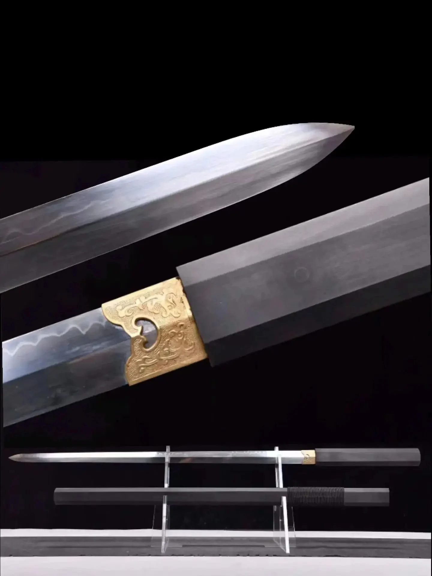 Japanese Double Edged Straight Sword