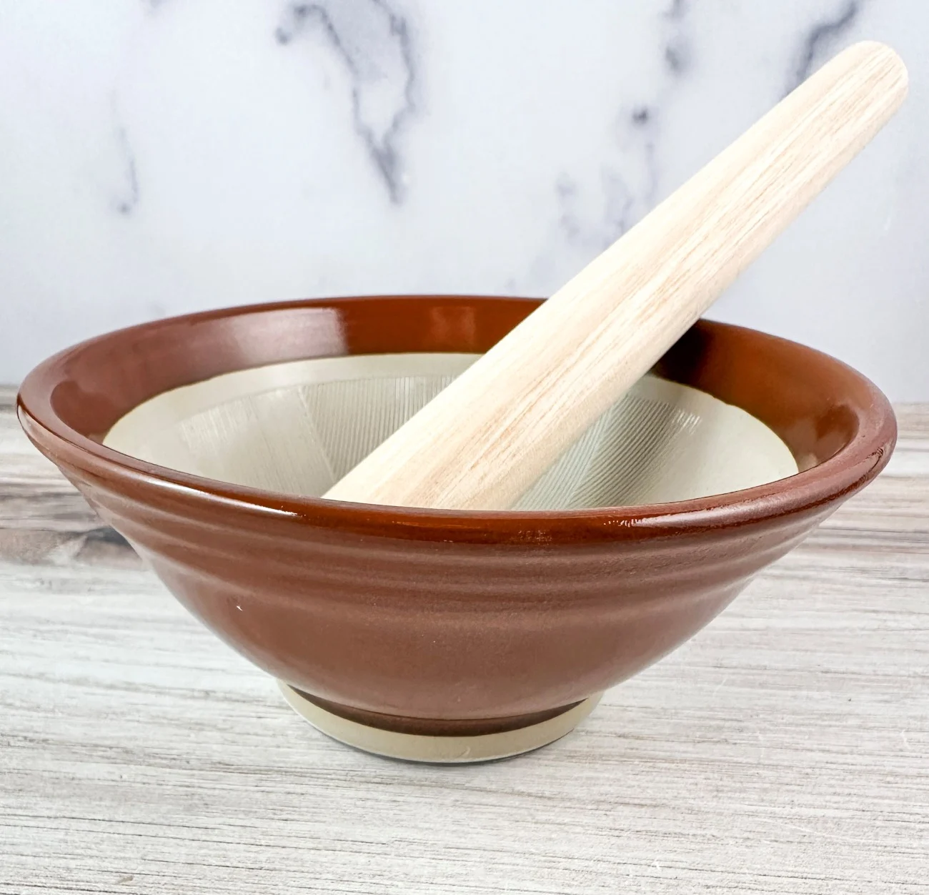 Japanese Suribachi Mortar & Pestle 15cm