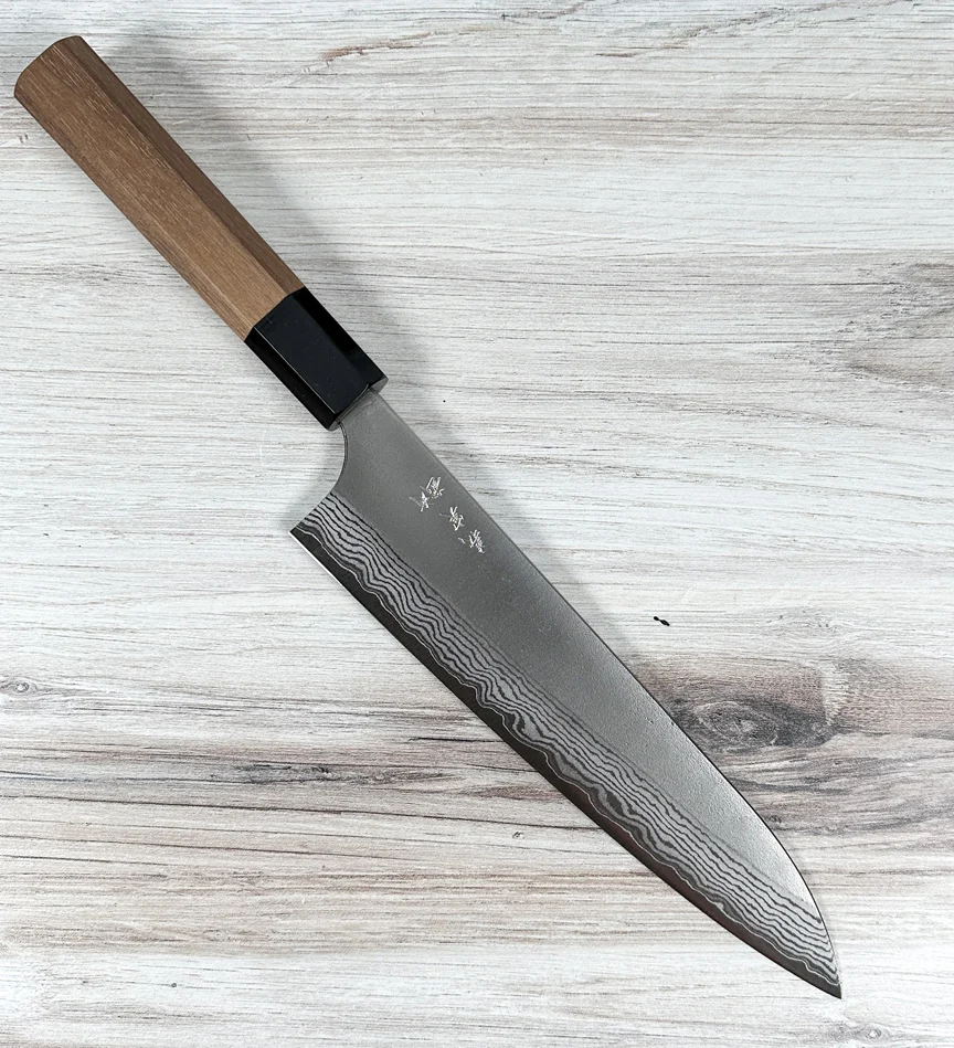 Kato Nashiji Suminagashi Gyuto 210mm