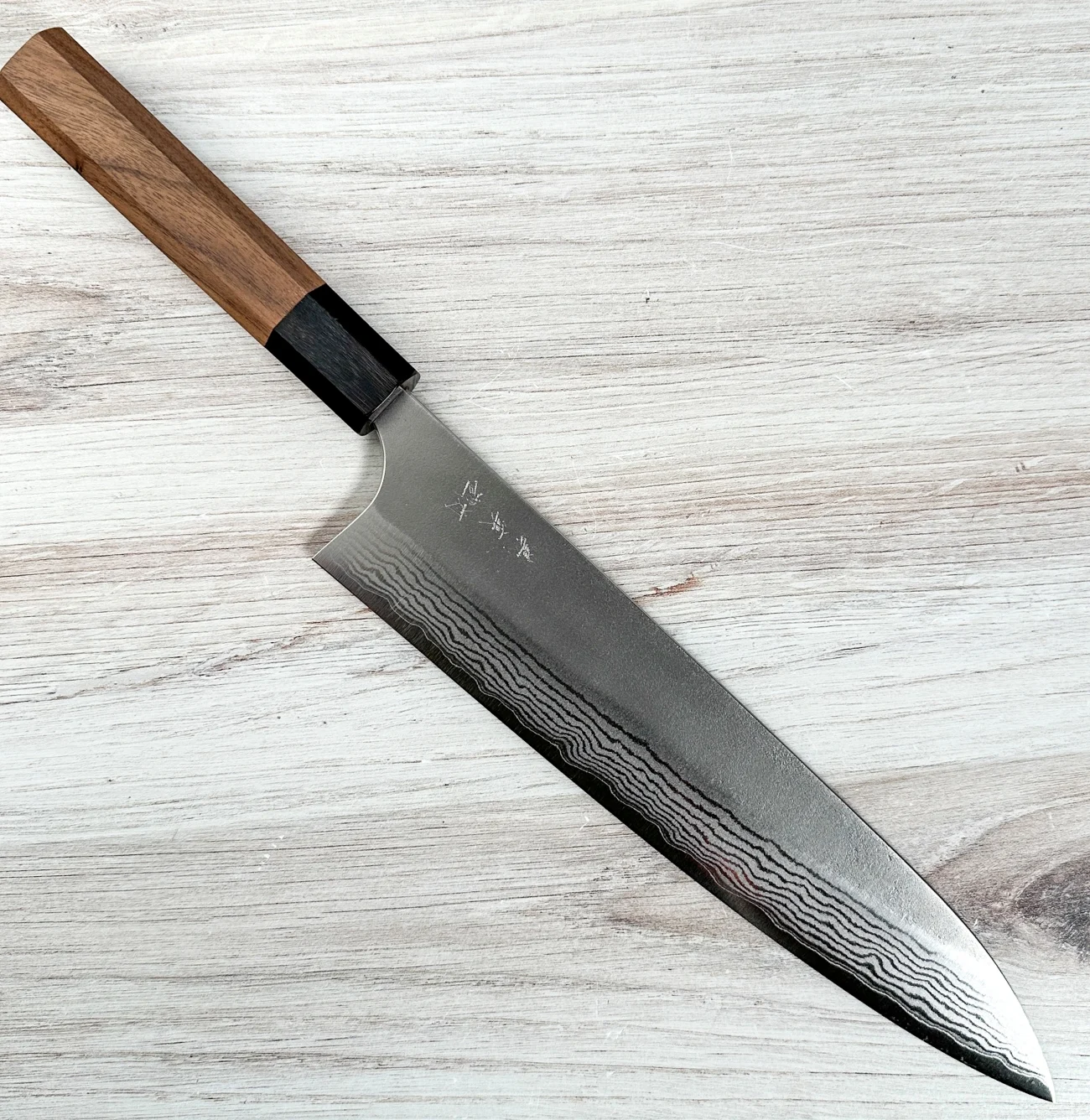 Kato Nashiji Suminagashi Gyuto 240mm
