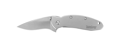Kershaw 1620FL Scallion SpeedSafe Assisted Flipper - 2.4" Plain Edge 420HC Blade - Stainless Steel FrameLock Handle