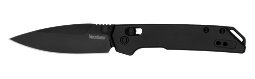 Kershaw 2051BLK Black Mini Iridium DuraLock - 3.0" Black Finish D2 Blade - Black Anodized 6061-T6 Aluminum Handle