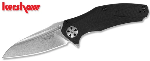 Kershaw 7007 NATRIX SpeedSafe Assisted KVT Flipper - 3.25" Stonewash 8Cr13MoV Blade - 3D Machined G-10 Handle - DISCONTINUED - ONLY 7 LEFT