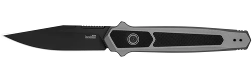 Kershaw 7951 Launch 17 AUTOMATIC - 3.5" Black Cerakote Finish CPM-S35VN Blade - Gray Anodized 6061-T6 Aluminum Handle w/Textured G-10 Inserts - DISCONTINUED LIMITED STOCK