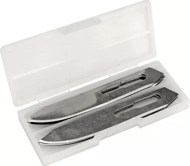 Kershaw LoneRock 60A Replacement Blades - 14-Pack Surgical Stainless Steel for RBK Hunting & Caping Knives 1890RB