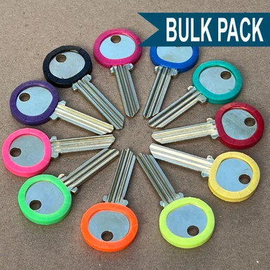 Key Identifier Ring / Collars Standard Size - USA MADE 50 to a Bag