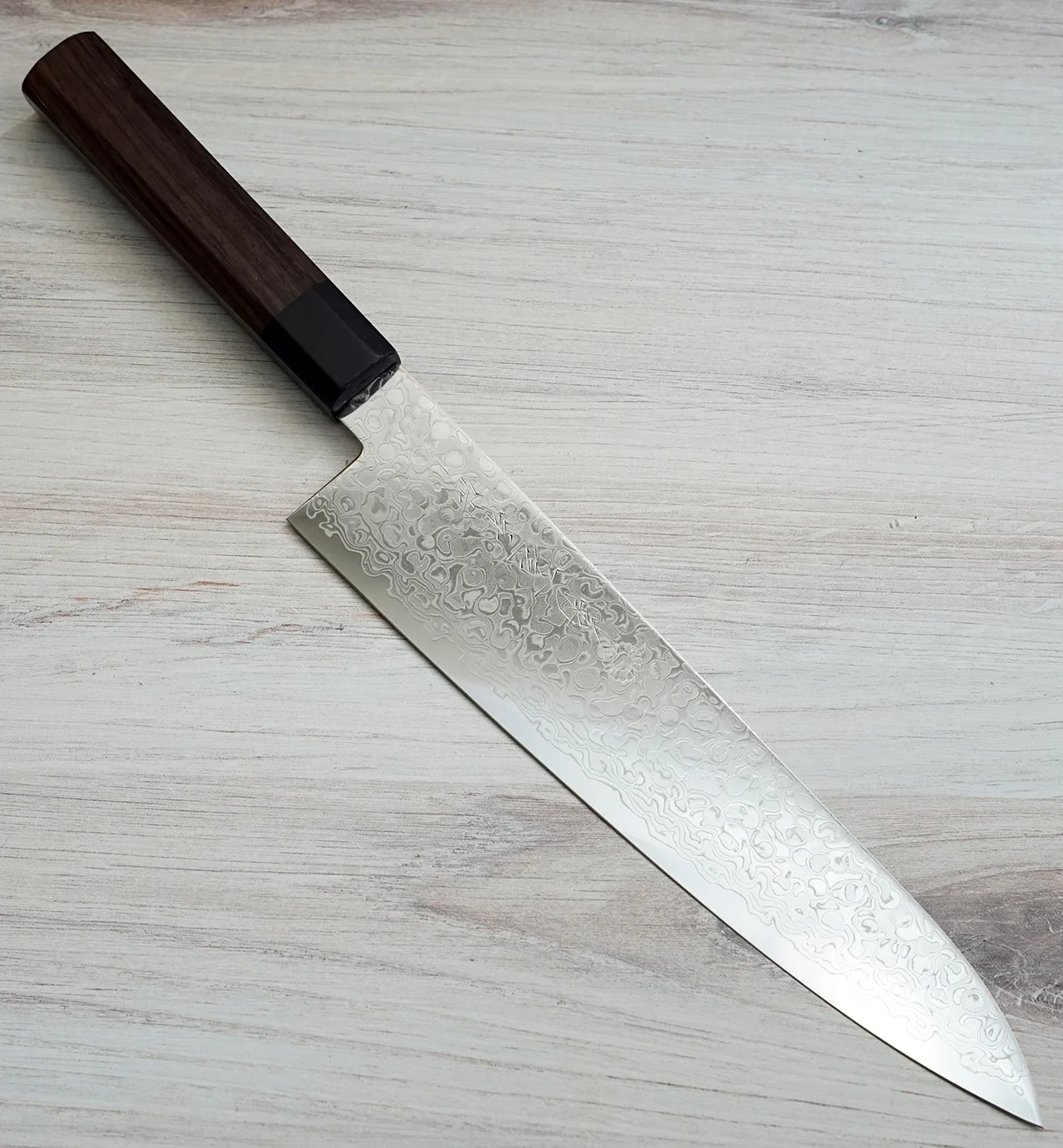Kikuichi Swedish Warikomi Damascus Gyuto 240mm