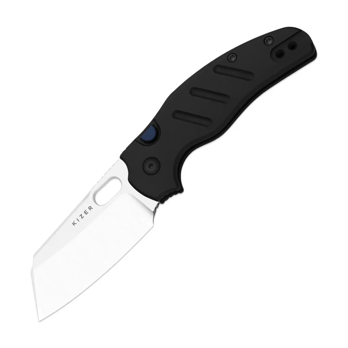Kizer C01C Sheepdog Button Lock Folding Knife – Elmax Blade with Aluminum Handle | KI3488-29BSA1