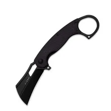 Kizer Dodo Folding Knife Deep Purple PC Handle Nitro-V Modify Karambit Plain Black BladeV2702A2