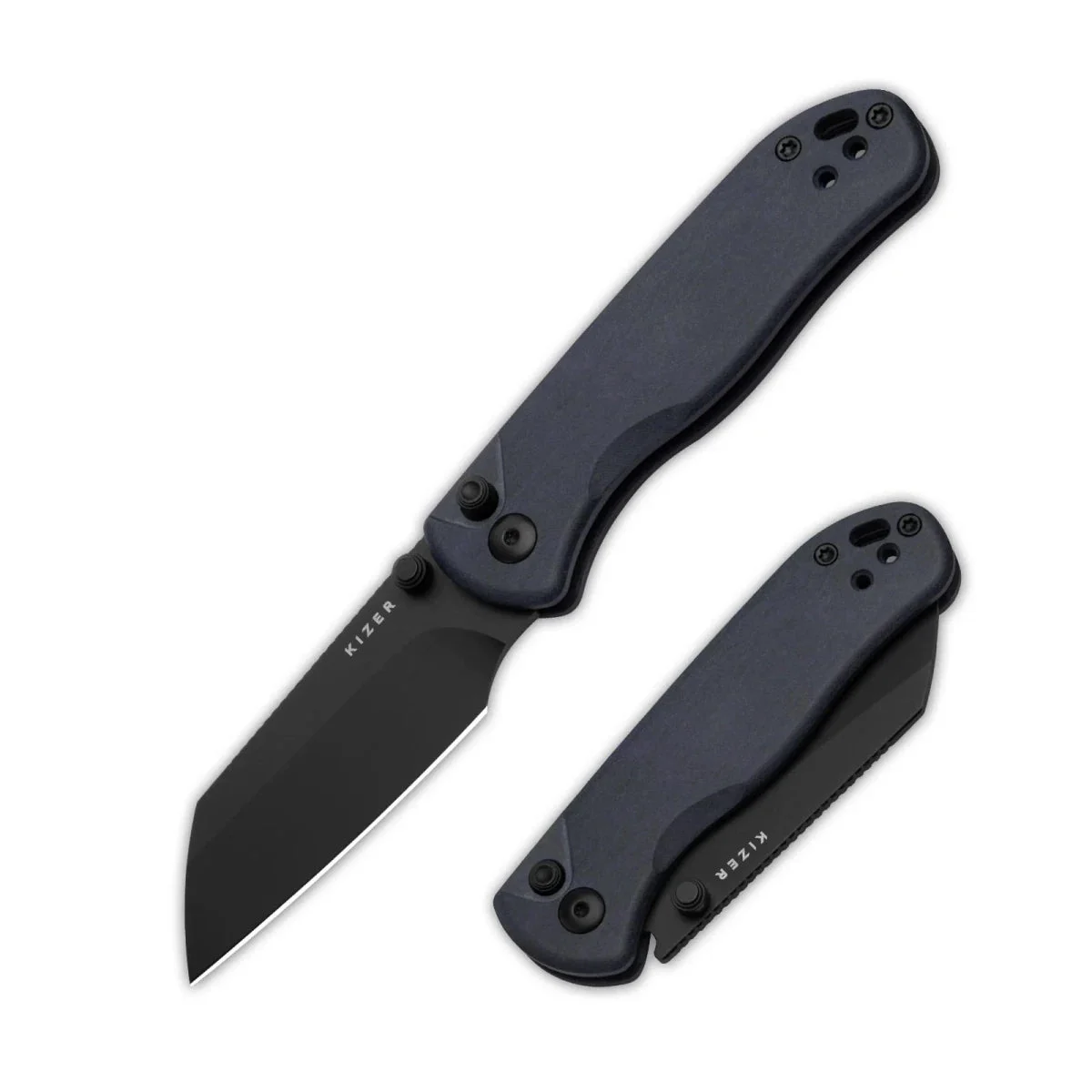 Kizer Drop Bear 2 Blue Canyon Richlite | Nitro-V Blade | V3619-2CS1