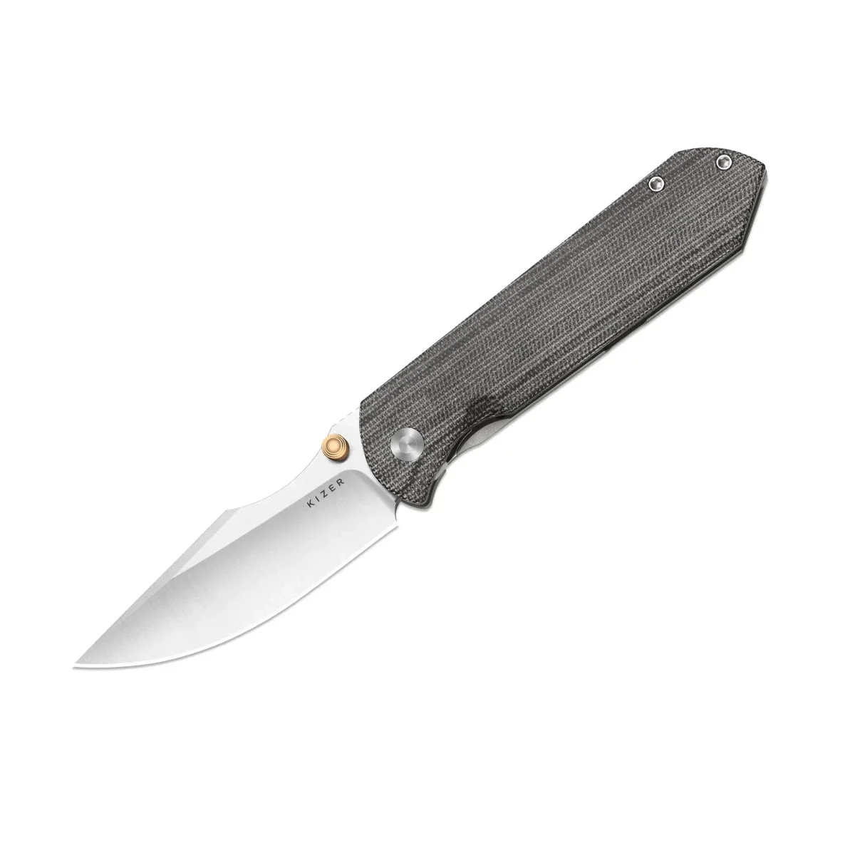 Kizer Harpoon Fold | Elmax | Titanium & Norplex UltreX™ Micarta