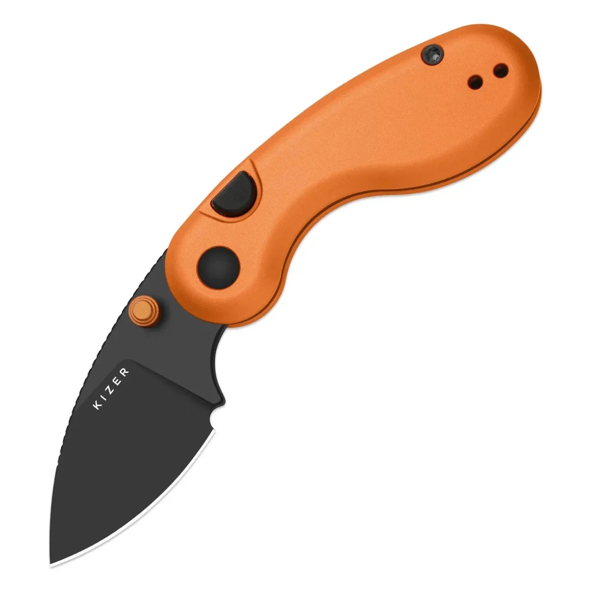 Kizer Microbe V2742A3 – 14C28N Blade, Aluminum Handle Folding Knife